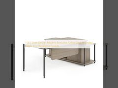 FLEX Sleek Design Modern Executive Office Desk Rounded Edges For Managerial Spaces