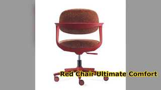 Arete Red Office Chair Maximum Comfort & Style