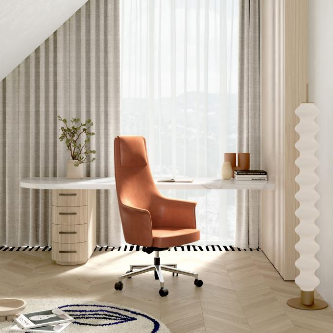 Latest company blogs about Leather vs Fabric Executive Chairs: Why Brown Leather Wins