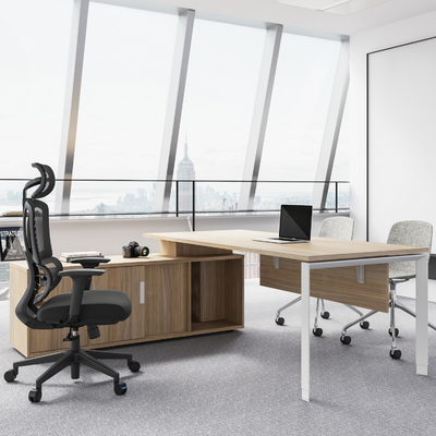 Buy MC3.0 L Shaped Executive Office Desk Manager Workstation With Cable Management Lockable online manufacture
