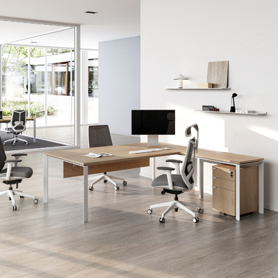 Buy MC3.0 Ergonomic custom sized Office Manager Desk L-shaped desk with spacious desk area online manufacture