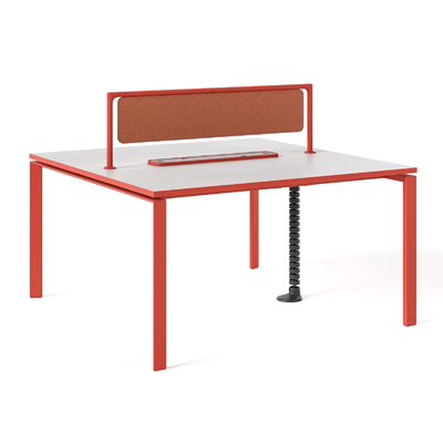 Buy FLEX 2 person double-sided workstation  Computer Workstation Face To Face For Team Collaboration Red online manufacture
