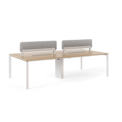 Buy MC3.0 RAL Color 4 Person Office Desk With Privacy Screens Cable Management Minimalist Design online manufacture