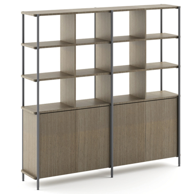 Buy FLEX Sleek Finish Partition Display Cabinet Optimize Space Office Room Dividers online manufacture