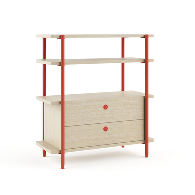 Buy FLEX Multi Functional Office Storage Unit , Modern Open Storage Shelves Custom Size online manufacture