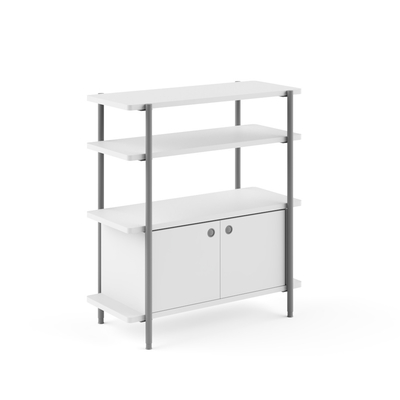 Buy FLEX Wood Office Storage Cabinet Multi Layer Clear Division Lightweight Structure online manufacture