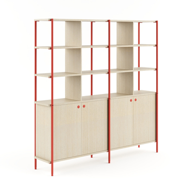 Buy FLEX Modular Storage Unit Partition Cabinet Office Versatile Organization Solution online manufacture
