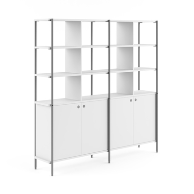 Buy FLEX Multifunction Office Divider Cabinet 4 Spacious Compartments Modern Style online manufacture