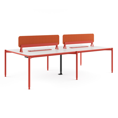 Buy FLEX 4 Person Double Sided Workstation Modern With Integrated Cable Management online manufacture