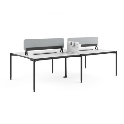 Buy FLEX 4 Person Desk Workstation Circular Corner Customized Modern Work Stations online manufacture