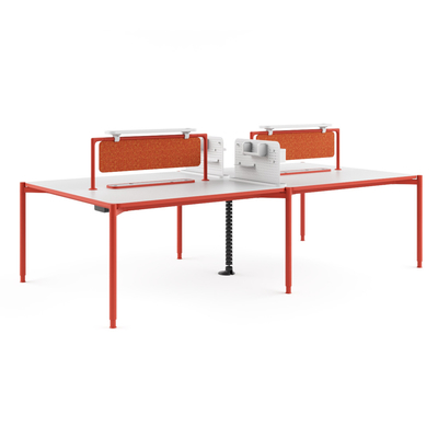 Buy FLEX Modern Aesthetics Design 4 People Workstation Desk With Collaborative Seating online manufacture