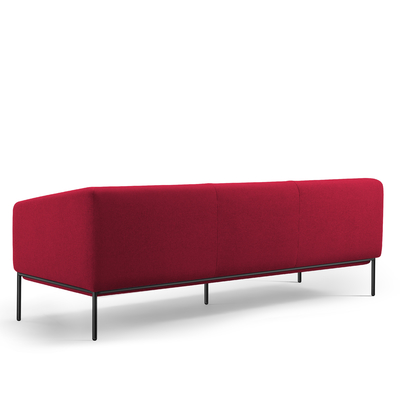 Buy GRANDEUR Modern Office Furniture Sofa Three Seater Lounge Plush Cushioning online manufacture