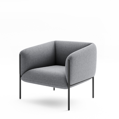 Buy Minimalist Design Modern Office Sofa Single Lounge Chair 425mm Height For Small Spaces online manufacture