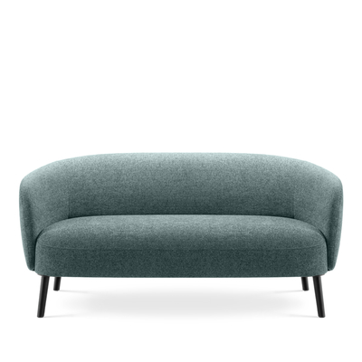 Buy Plush Modern Office Couch , Bouncy Fabric Waiting Area Sofa For Small Spaces online manufacture