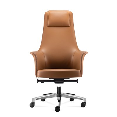 Buy Luxury Executive Office Leather Chairs With Wheels and Adjustable Height online manufacture