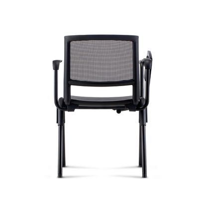 Buy Stackable Ergonomic Mesh Back Office Guest Chair For Meeting Room Waiting Room online manufacture