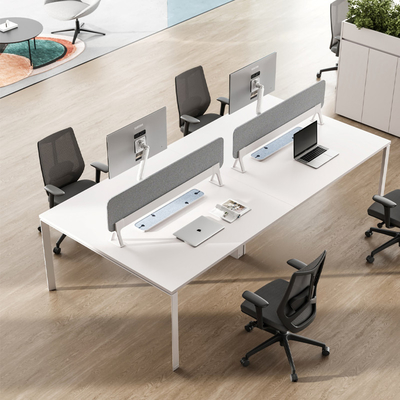 quality MC3.0 Office Workstation Desk 4 Person Office Table Modern Design with Desk Screen factory