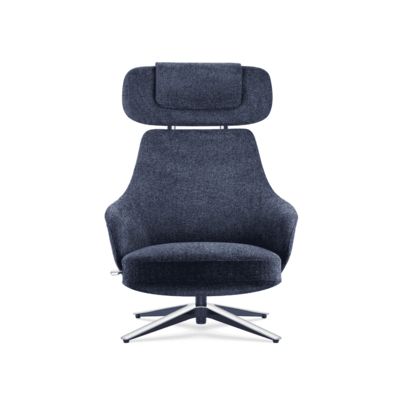 Ergonomic Recliner Chair Fabric Upholstered Modern Lounge Seating Comfortable High Back DOHA